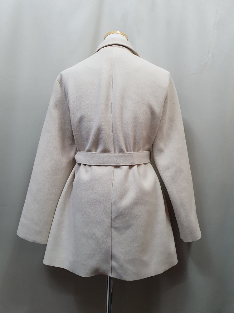 새상품)할인B3212 핸드메이드스타일 펠트지 코트--5