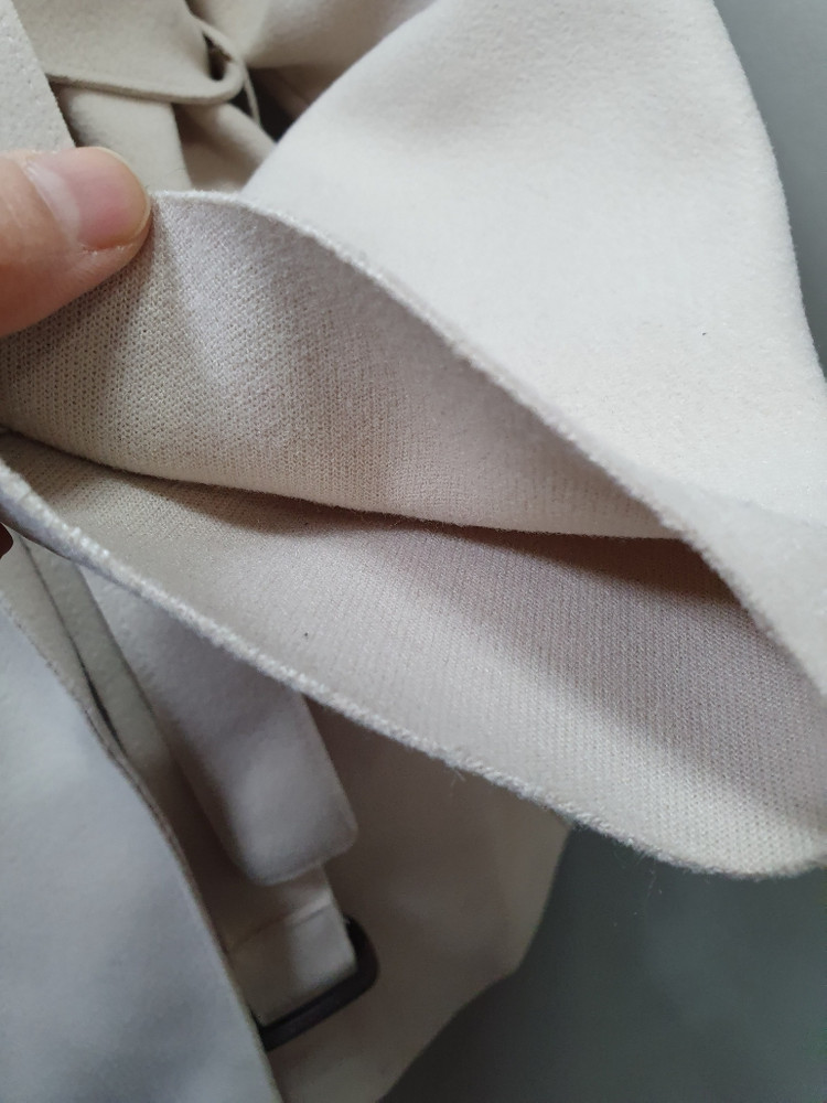 새상품)할인B3212 핸드메이드스타일 펠트지 코트--8