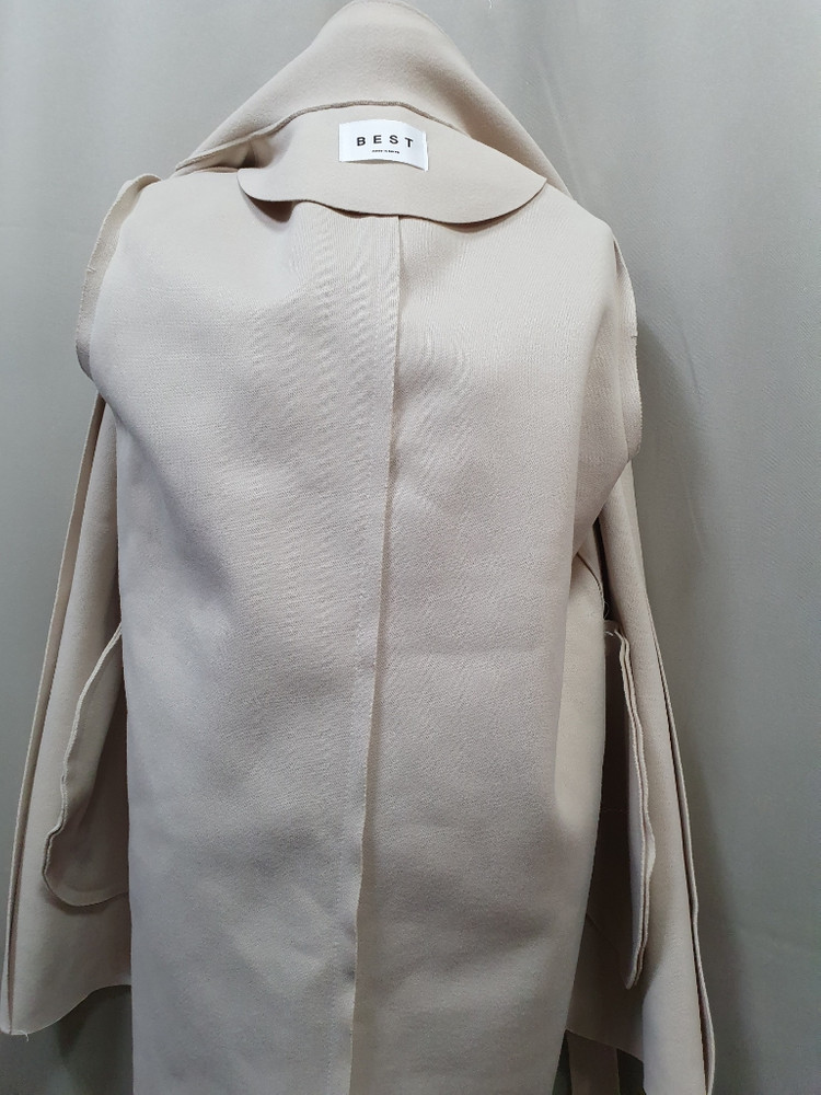 새상품)할인B3212 핸드메이드스타일 펠트지 코트--9