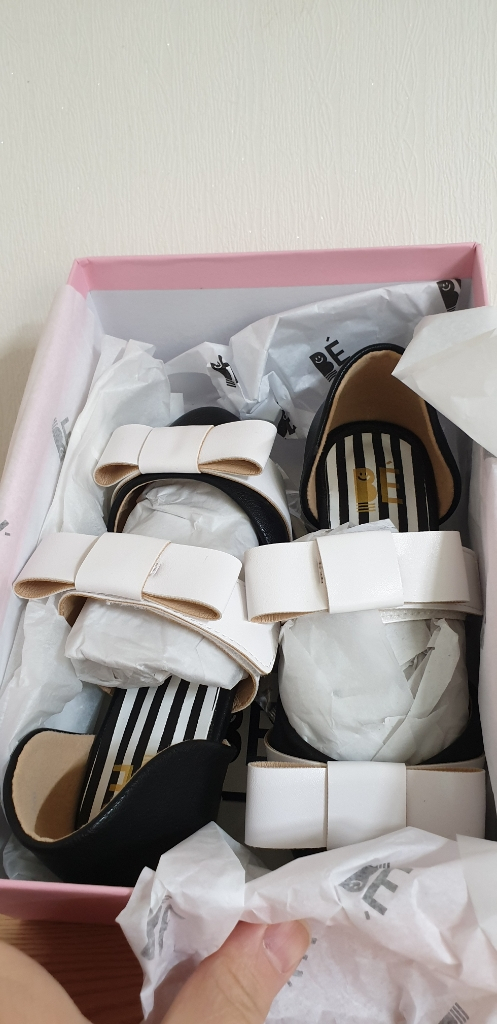 베베베베 여아구두 200사이즈 블랙 이미지