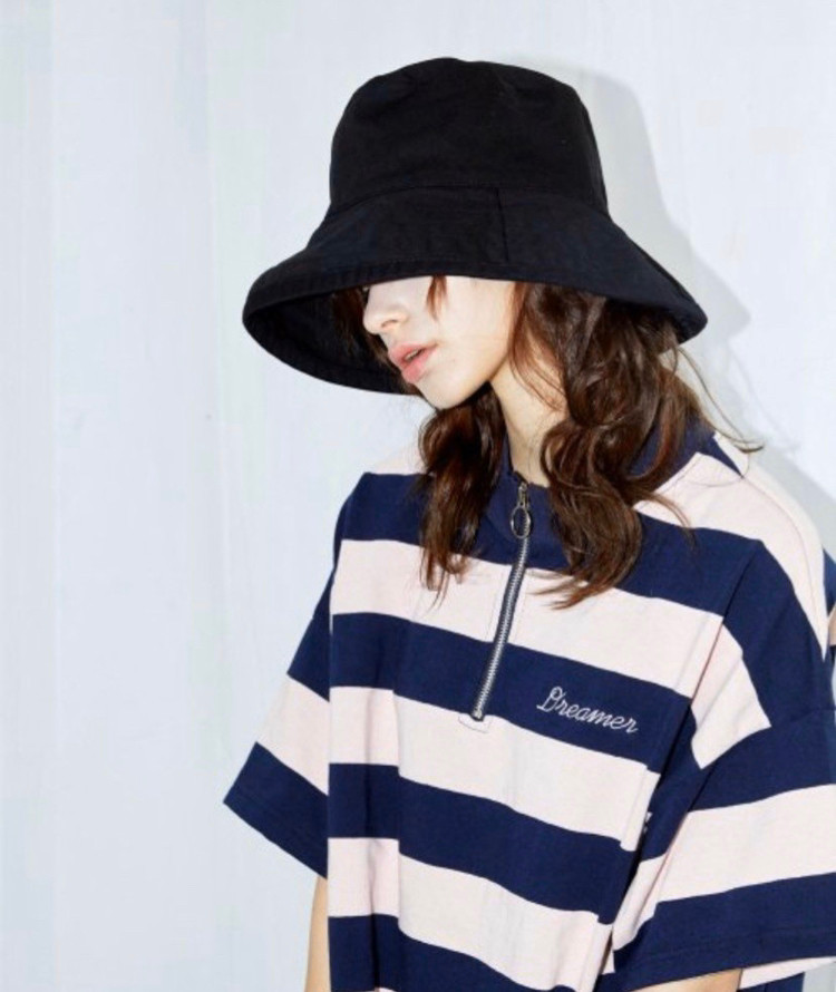 가격인하) 슬로우슬로우 단가라 맨투맨 옐로 이미지