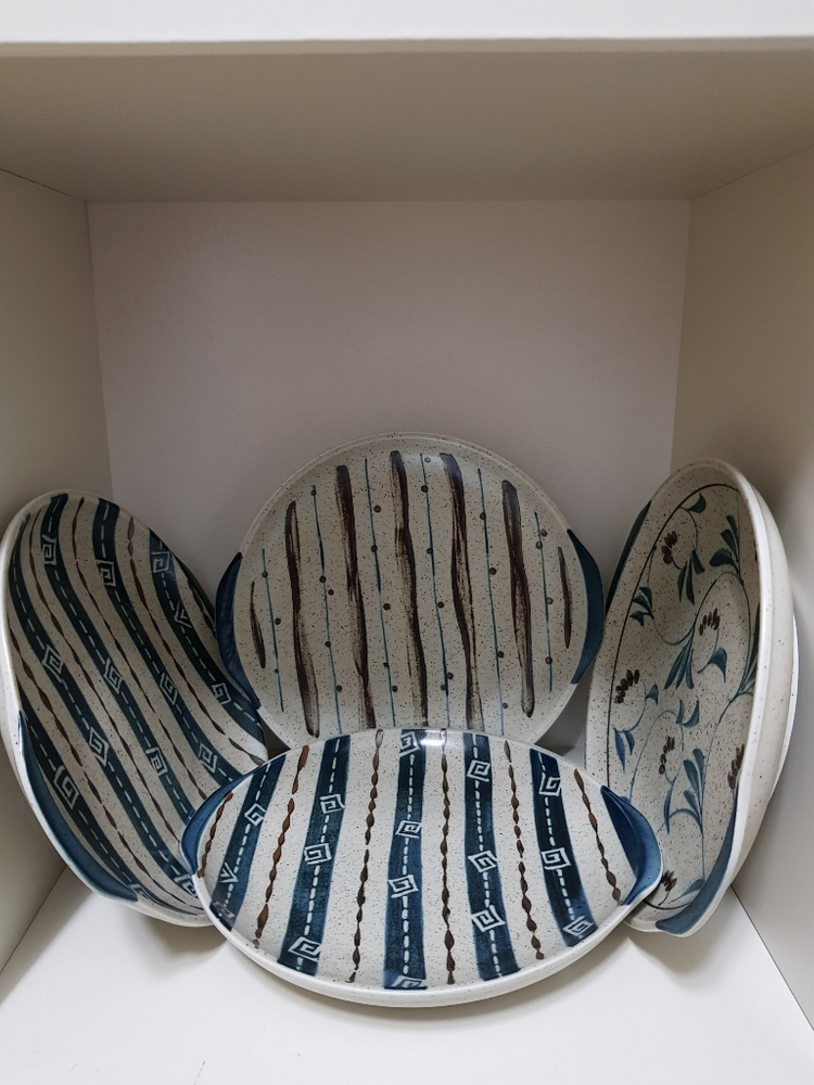 일본 원형접시 이미지