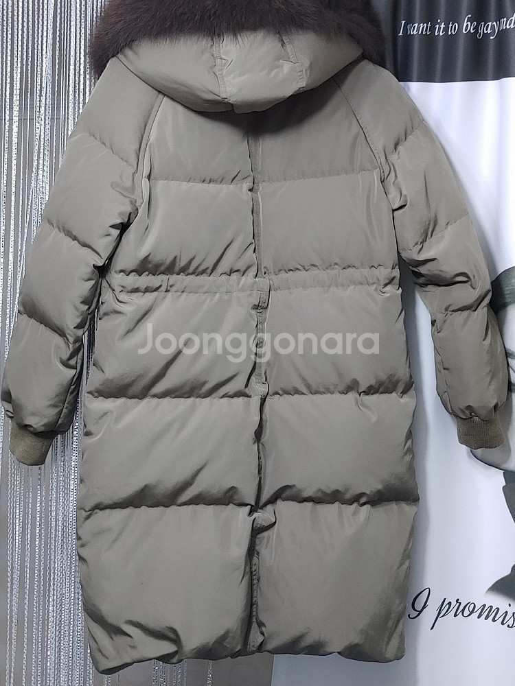 SOUP 폭스퍼 다운 롱패딩--1