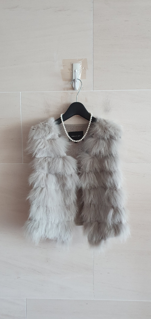 (정품) 머스트비 래빗,폭스 트리밍 니트 베스트--3