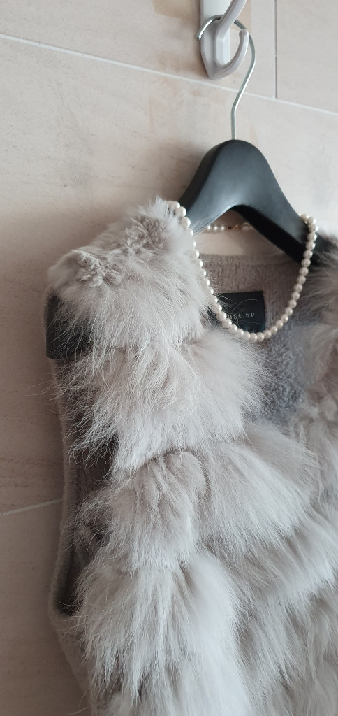 (정품) 머스트비 래빗,폭스 트리밍 니트 베스트--7