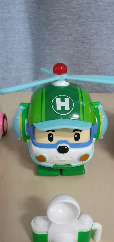 폴리 앰버 로이 헬리 변신장난감 이미지