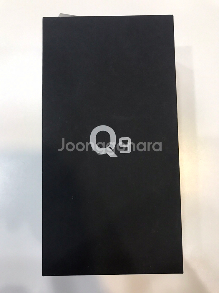 LG Q9 블랙 64기가 가개통 단순개봉 미사용--0