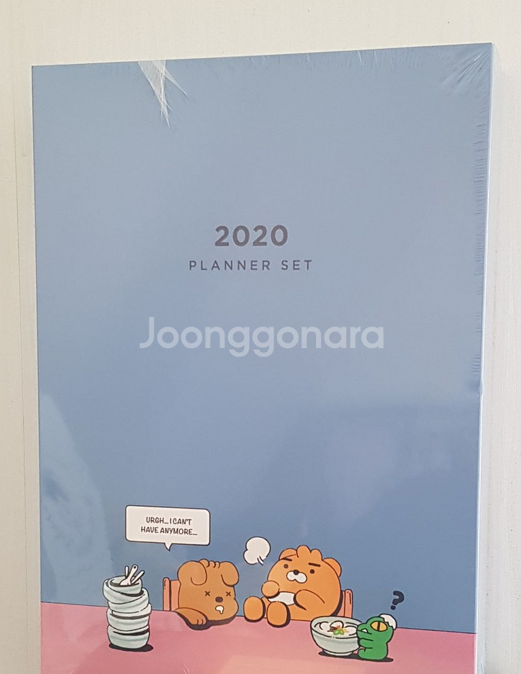 카카오프렌즈2020다이어리 탁상용달력 펜 셋트 라이언--0