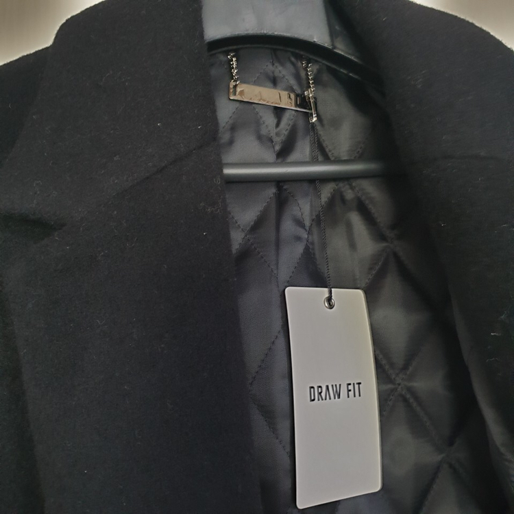 드로우핏 캐시미어 코트 black 사이즈m 원가17만원--5