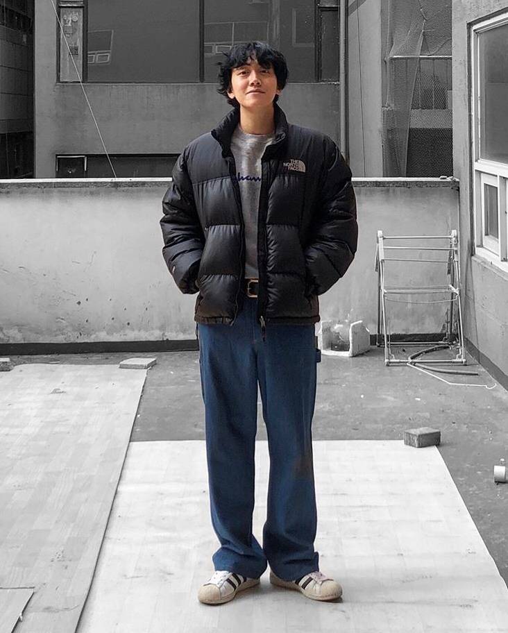 노스페이스 눕시 700패딩 1996 이동휘 패딩--8