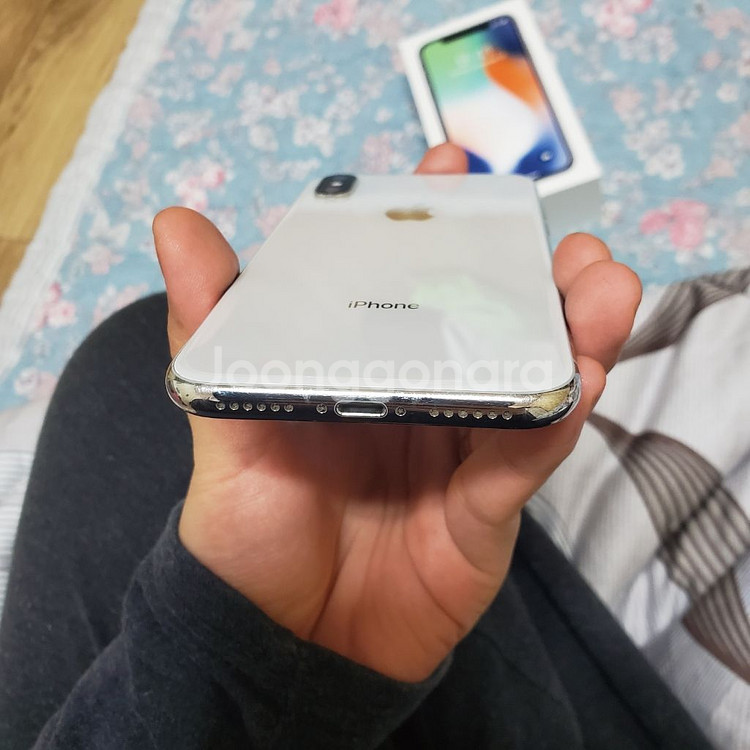 A급 아이폰x 256g 실버화이트--4