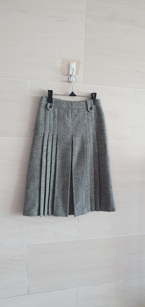 (정품) 레니본 해리스 트위드 핀턱플리츠 스커트 이미지
