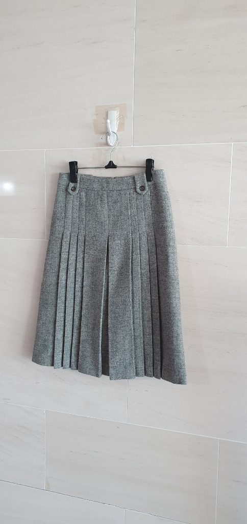 (정품) 레니본 해리스 트위드 핀턱플리츠 스커트 이미지