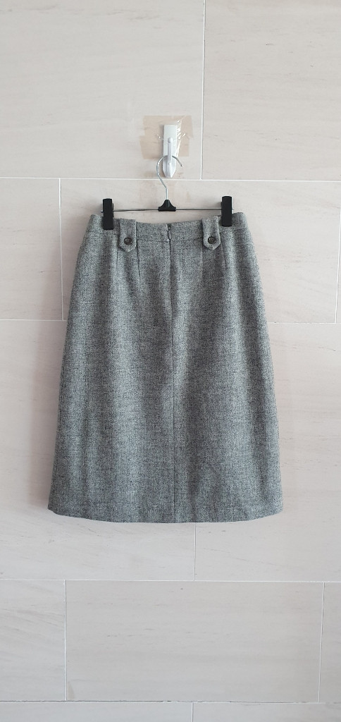 (정품) 레니본 해리스 트위드 핀턱플리츠 스커트 이미지