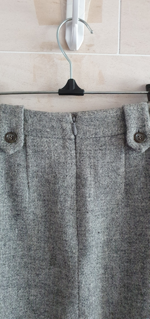 (정품) 레니본 해리스 트위드 핀턱플리츠 스커트 이미지