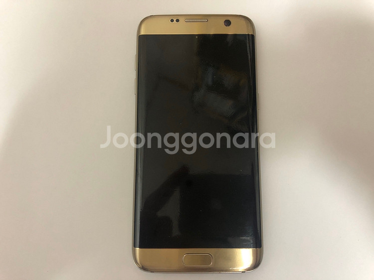 갤럭시S7엣지 64기가 골드--3