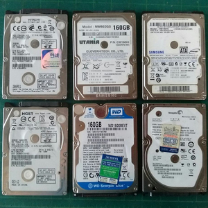 노트북하드, 사타하드,160GB, 320GB,500GB