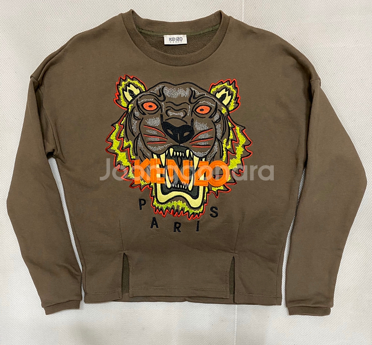 S(44-55) / 정품 겐조 타이거 절개 맨투맨 여성--3