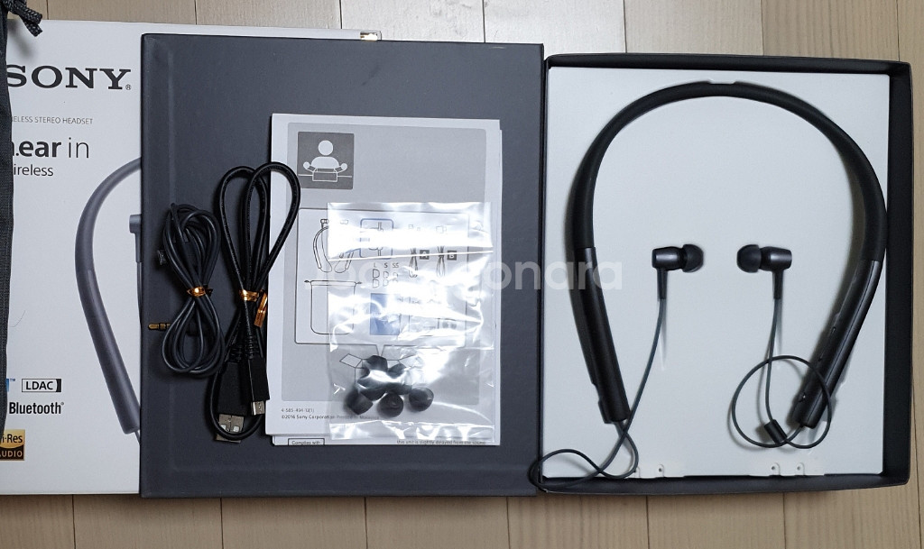 이어폰 블루투스 SONY mdr-ex750 정품--1