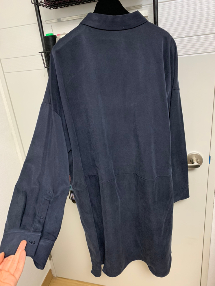 COS 셔츠 원피스 팜--2