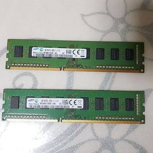 DDR3 PC3-12800U 4G 2개 총 8G 팝니다