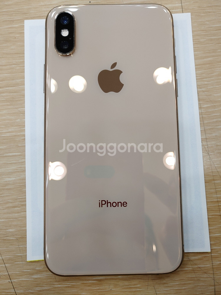 아이폰XS 256G 골드 페이스아이디X 사제액정폰 판매--3