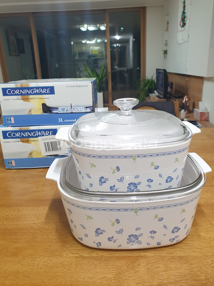 코닝웨어 냄비 2종 새상품 판매합니다.--1