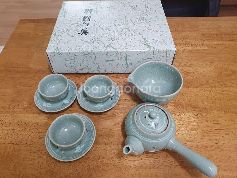 한국의 미 전통 다기 찻잔세트 새상품 판매합니다.--2