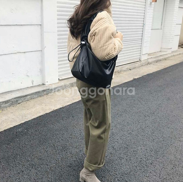 코듀로이 패딩 골덴 연베이지--0