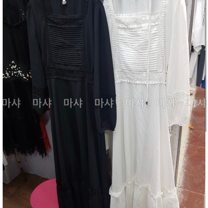 블랙 롱 원피스