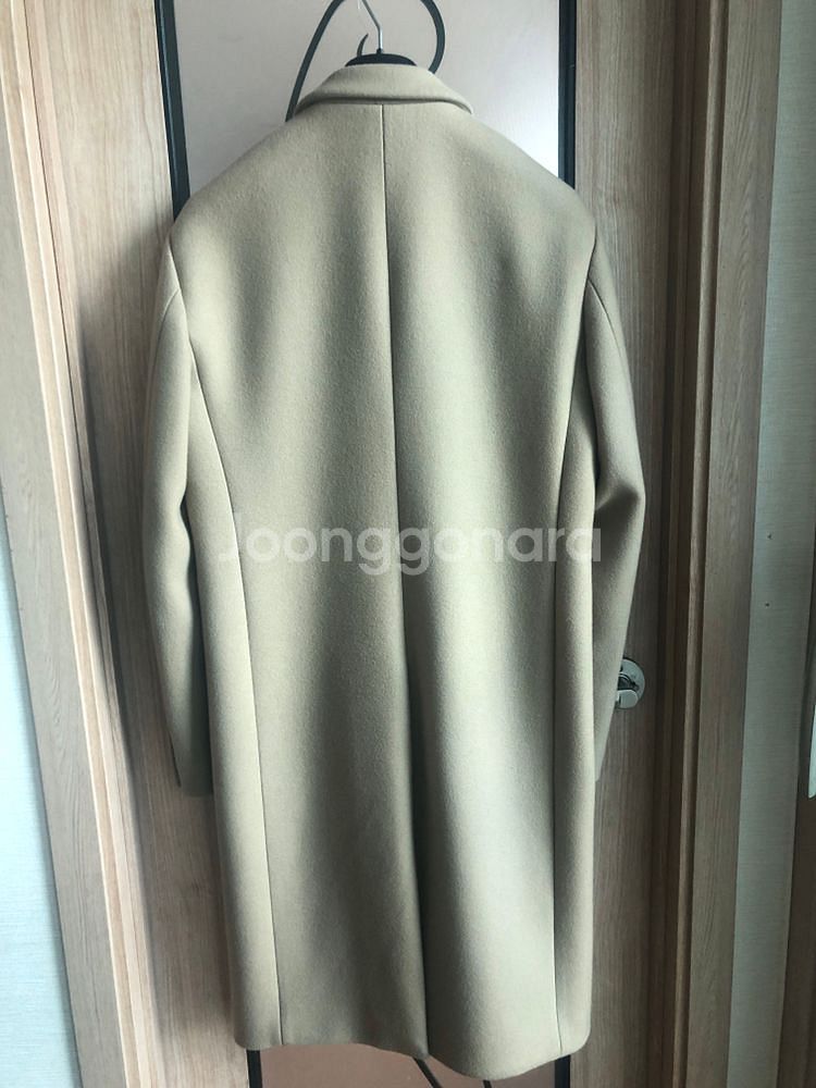 마마가리 투버튼 노마시 베이지 코트 팝니다~--1