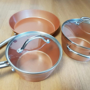 [가격내림]이녹스프랑 디오로 황동냄비 3종세트