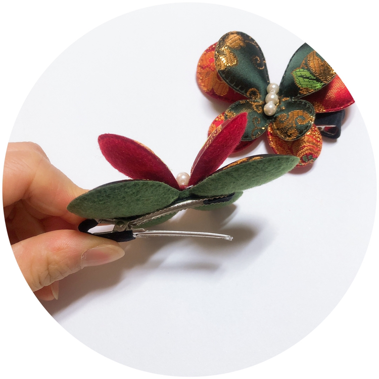 나비 배씨 집게핀--2