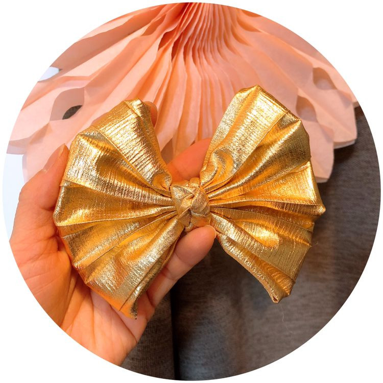 금빛 은빛 리본핀--2