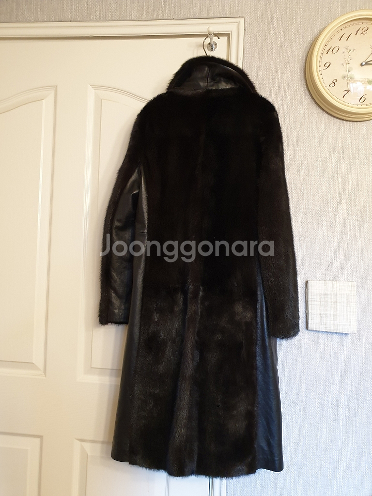 OSSO 밍크.양가죽 양면롱트렌치 코트--6