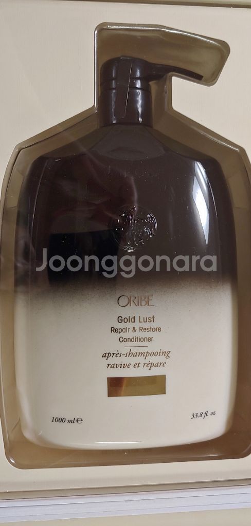 미개봉새제품) 오리베 골드러스트1000ml 헤어세트--4