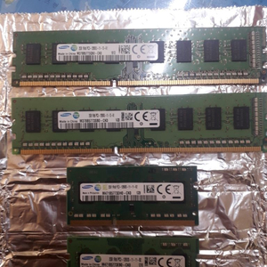 메모리 삼성 램 DDR3 12800 2G 4개 일괄판매
