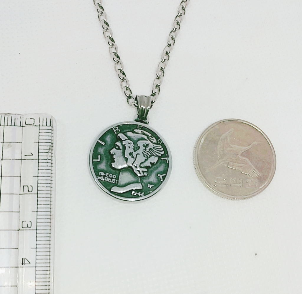 코인 팬던트 써지컬스틸 목걸이(새상품) | 중고나라 - 안심되는 중고거래