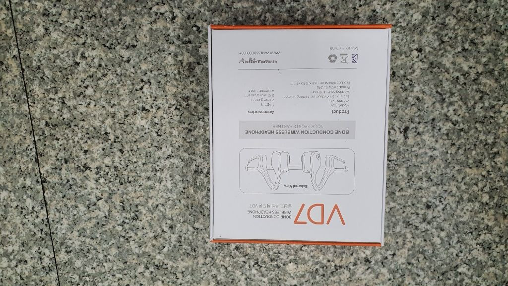 골전도 무선헤드폰 VD7--1