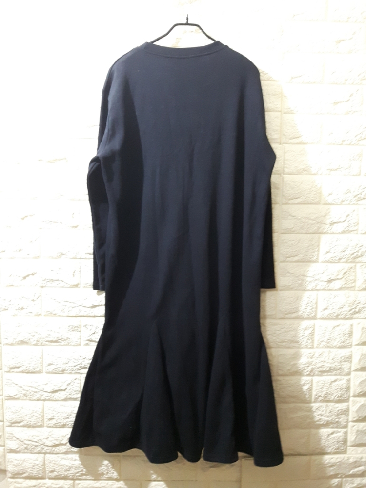 미사용 밑단 프릴 원피스--1