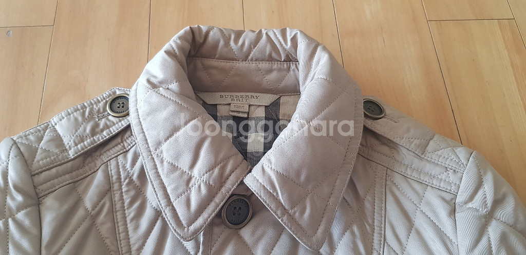 정품 버버리 퀼팅 자켓--3