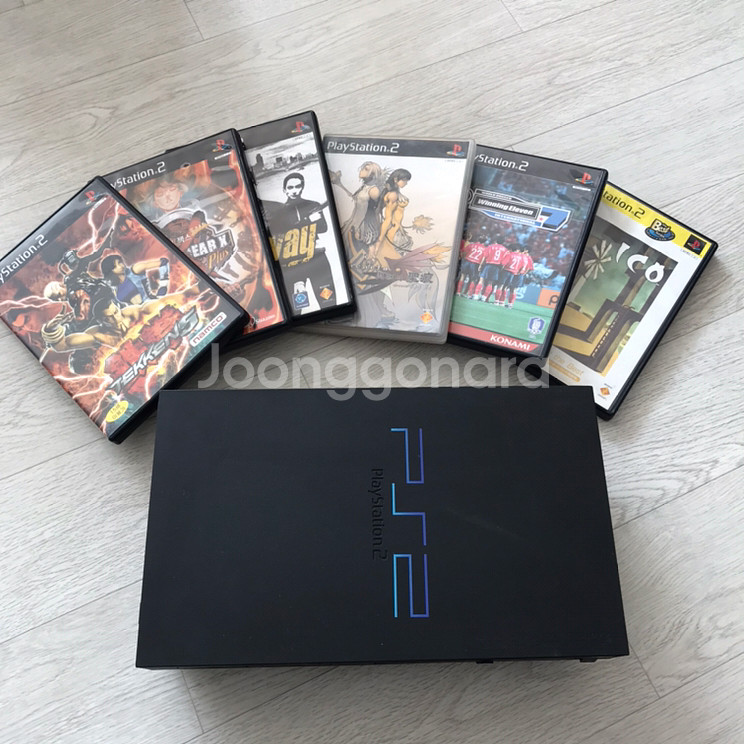 플스2(PS2) 게임 6종와 북미판 본체--0