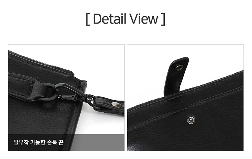 심플 모던 남성용 클러치백 특가 블랙 추천아이템!--4