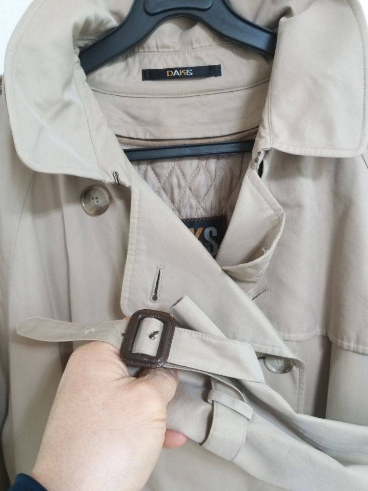 여성 닥스 더블 롱 트렌치코트 (박시100) 이미지