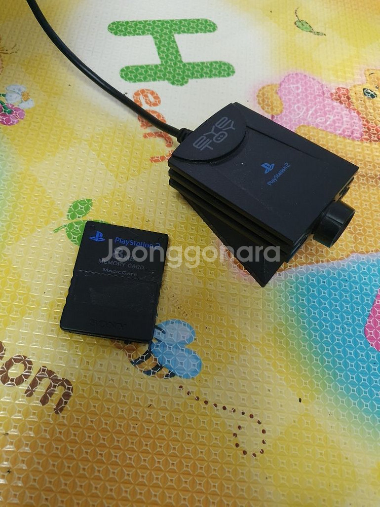 PS2 50005. 듀얼쇼크.아이토이.타이틀7개.메모리--3