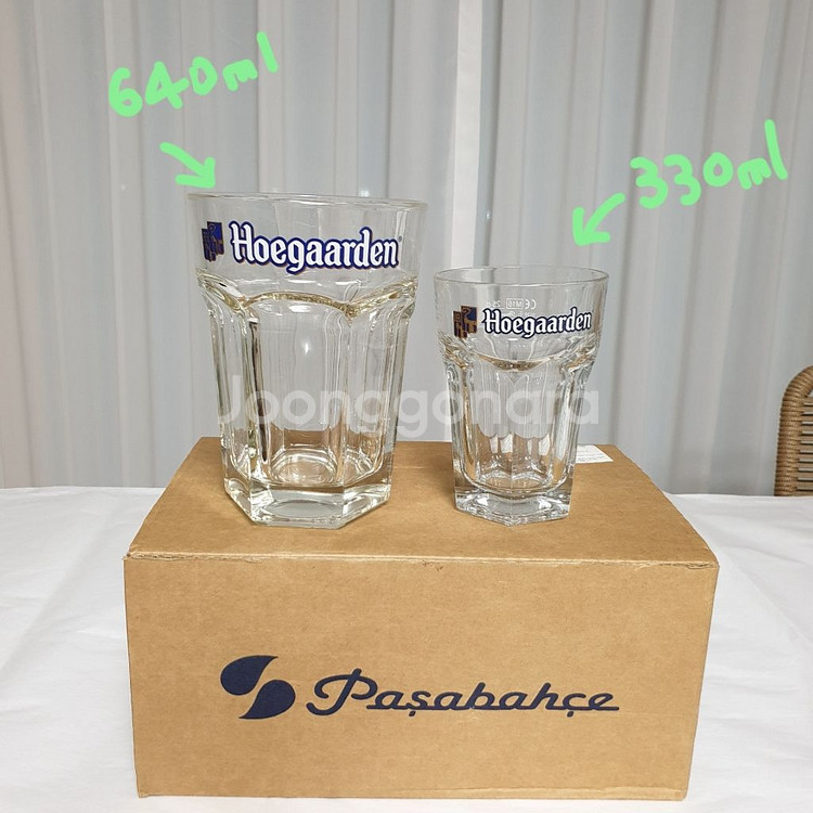 호가든 왕잔 더블잔 맥주잔(640ml)--0