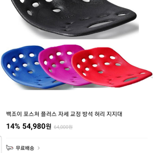 backjoy 자세교정방석