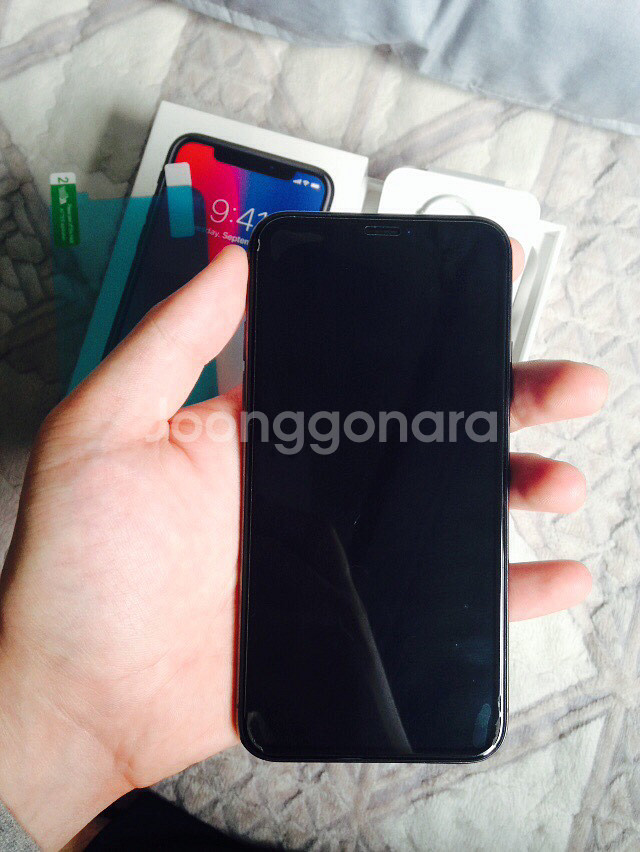 아이폰X 128GB 블랙 A급--1