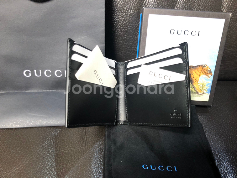 구찌 고스트 프린트 반지갑 GUCCI CHOST (정품--1