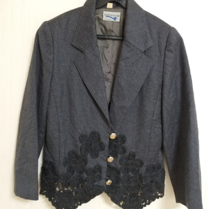 여성 이태리수입 울100% 테일러드 봄자켓 (95)